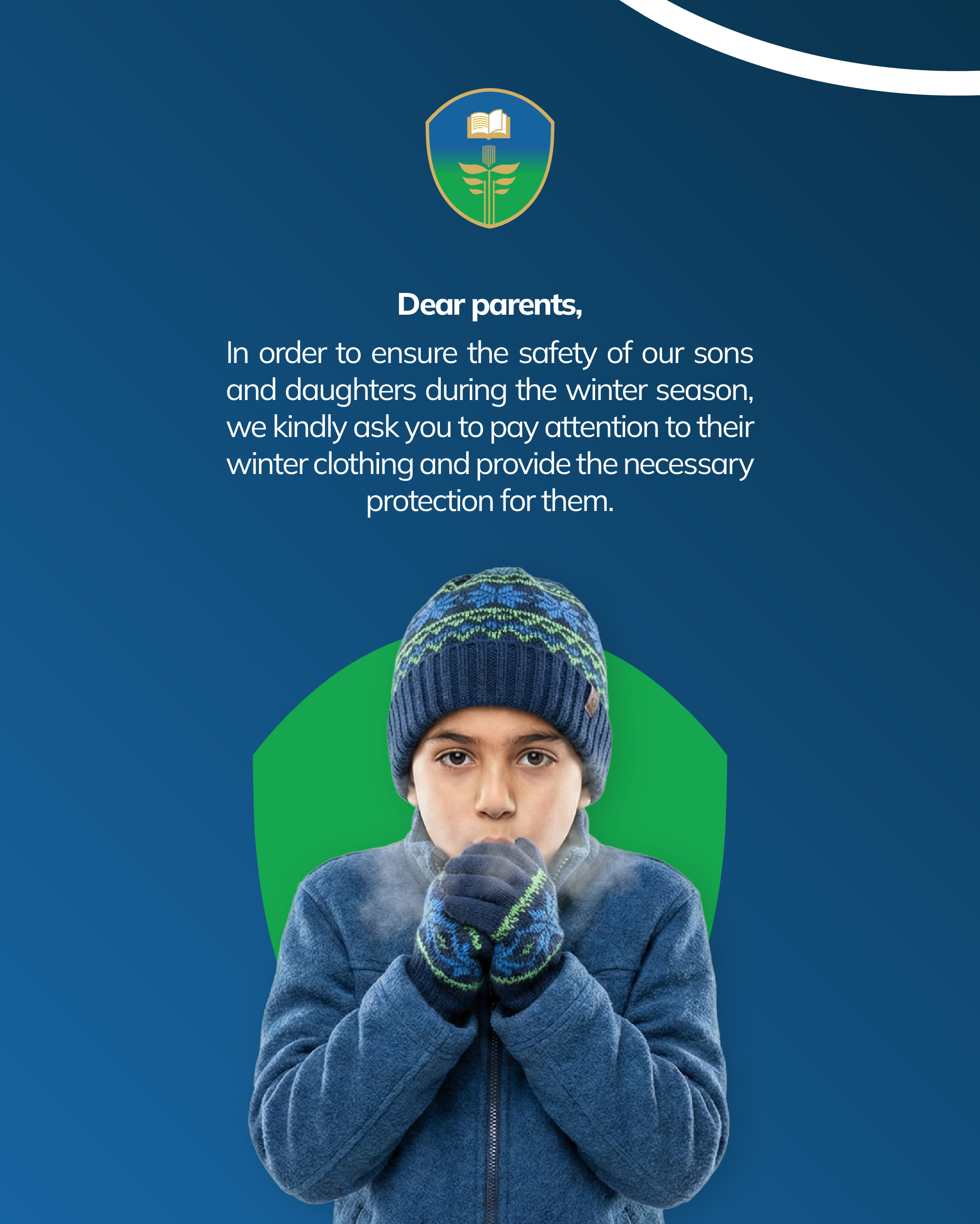 Winter Season Notice to Parents